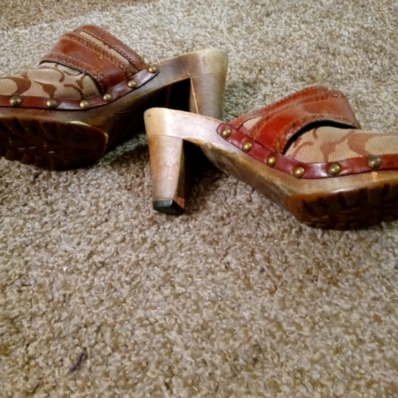 Vintage Coach Clogs - Picture 4 of 4